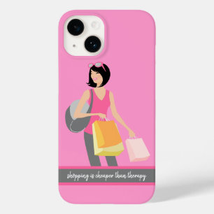 Étui de téléphone Shopping vs. Thérapie