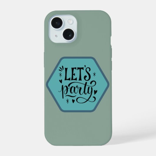 Étui de téléphone simple Badge Vintage | faisons l (Verso)