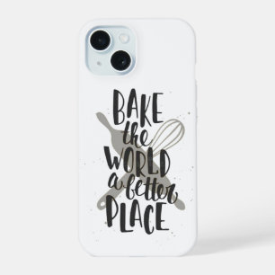 Étui de téléphone simple noir et blanc propre cu