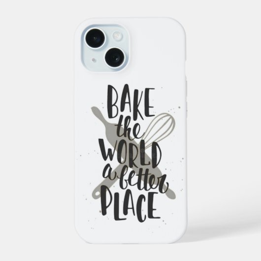 Étui de téléphone simple noir et blanc propre | cu (Verso)