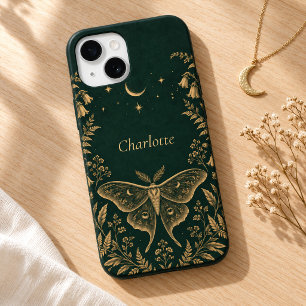 Étui de téléphone sorcière botanique personnalisé