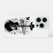 Étui de téléphone sur le thème de Johnny Cash (Verso Horizontal)