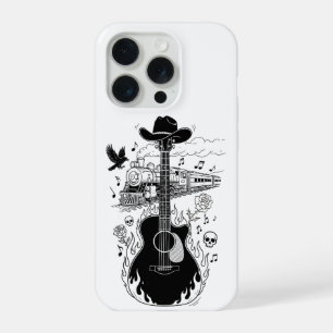 Étui de téléphone sur le thème de Johnny Cash