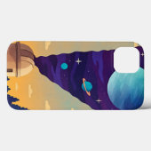 Étui de téléphone Surreal Space Observatory – Fan  (Verso (horizontal))