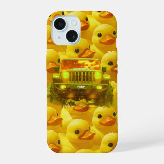 Étui de téléphone tout-terrain 4x4 canard jaune