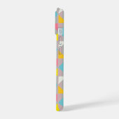 Étui de téléphone triangle géométrique pastel (Côté gauche)