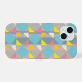 Étui de téléphone triangle géométrique pastel (Verso Horizontal)