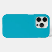Étui de téléphone turquoise bleu sarcelle minimali (Verso (horizontal))