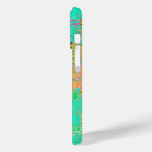 Étui de téléphone turquoise mixte en détresse HAMb (Verso / Gauche)