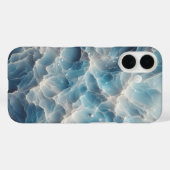 Étui de téléphone Vagues de mer bleu profond de lu (Verso (horizontal))