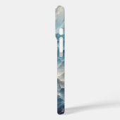 Étui de téléphone Vagues de mer bleu profond de lu (Verso / Gauche)