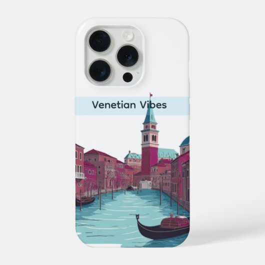 Étui de téléphone Venice Blue Drift Moderne et Élé (Verso)