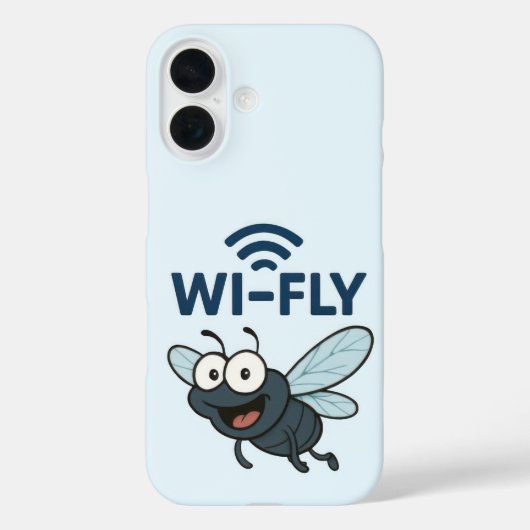 Étui de téléphone Wi-Fi drôle (Verso)
