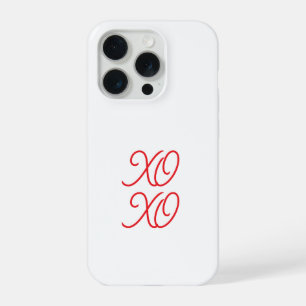 Étui de téléphone XO XO d'amour romantique