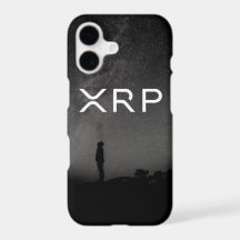 Étui de téléphone XRP Ripple noir gris voie lactée