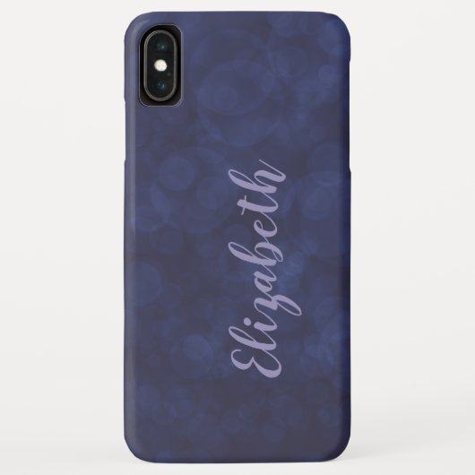 Étui Deep Blue Bokeh Case-Mate pour iPhone XS Max (Dos)