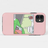 Étui drôle No Squid Zone pour iPhone 5/5S (Dos (Horizontal))