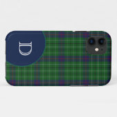 Étui Duncan Tartan Plaid Monogram pour iPhone 5S (Dos (Horizontal))