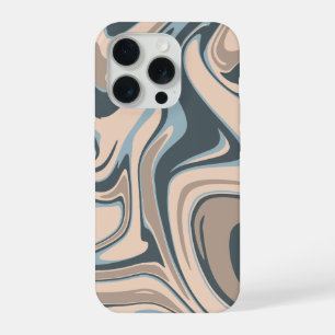 Étui 'Earth Tone Marble Swirl' pour iPhone 15 Pro