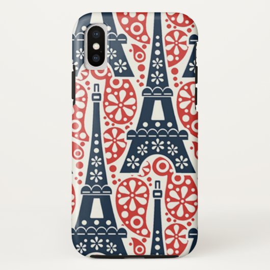 Étui Eiffel Tower Case-Mate Tough pour iPhone X (Dos)