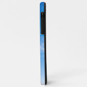 Étui élégant bleu et blanc Case-Mate pour Apple iP (Dos/Gauche)