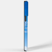 Étui élégant bleu et blanc Case-Mate pour Apple iP (Verso / Droite)