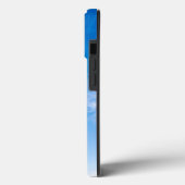 Étui élégant bleu et blanc Case-Mate pour Apple iP (Verso / Gauche)