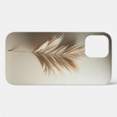 Étui Élégant Feuille de Palmier Séchée - Téléphone (Verso (horizontal))