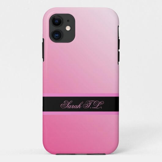 Étui élégant rose pour iPhone 5 (Dos)