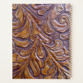 Étui En Cuir Tan Embossé (Dos)