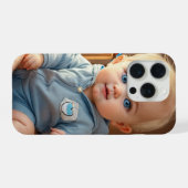 Étui fin pour iPhone 15 Pro – Logo de bébé mignon (Verso Horizontal)