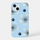 Étui Fleur Bleu Pastel Esthétique pour Myrtille (Verso)