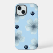 Étui Fleur Bleu Pastel Esthétique pour Myrtille (Verso)