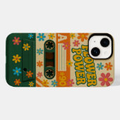 Étui Fleur Power Années Soixante pour Apple iPhone (Verso (horizontal))