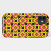 Étui fleur rose jaune (Dos (Horizontal))