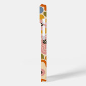 Étui Fleurs Cœurs Signes de Paix Rétro Groovy Case (Verso / Gauche)
