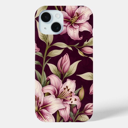 Étui floral pour iPhone (Verso)