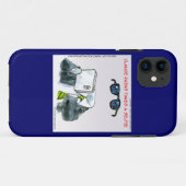 Étui Funny Invisible Man pour iPhone 5/5S (Dos (Horizontal))