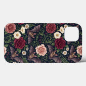 Étui gothique Bats Roses pour iPhone 13 (Verso (horizontal))