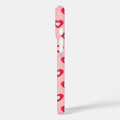 Étui Hearts Rose Rouge Violet pour iPhone / iPad p (Verso / Gauche)
