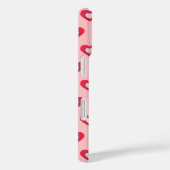 Étui Hearts Rose Rouge Violet pour iPhone / iPad p (Verso / Droite)