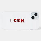 Étui I Fuzzy U pour Apple iPhone 15 Plus (Verso Horizontal)