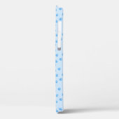 Étui I-phone 5 empreinte de patte bleue (Verso / Gauche)