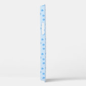 Étui I-phone 5 empreinte de patte bleue (Verso / Droite)