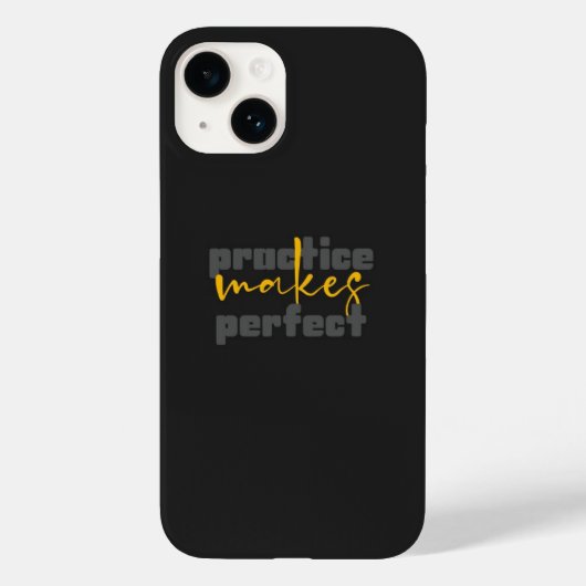 Étui Inspirant Noir Mat pour iPhone 14 (Verso)