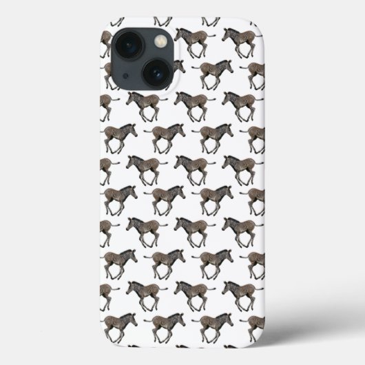 Étui iPad Baby Zebra Frenzy (Blanc) (Verso)