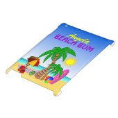 Étui iPad Beach Bum Sun Sea Surf Scene mignonne (Bas)