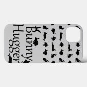 Étui iPad Bunny Hugger (Gris Clair) (Verso (horizontal))