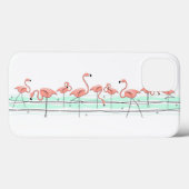 Étui iPad Flamingo Ocean Line (Verso (horizontal))