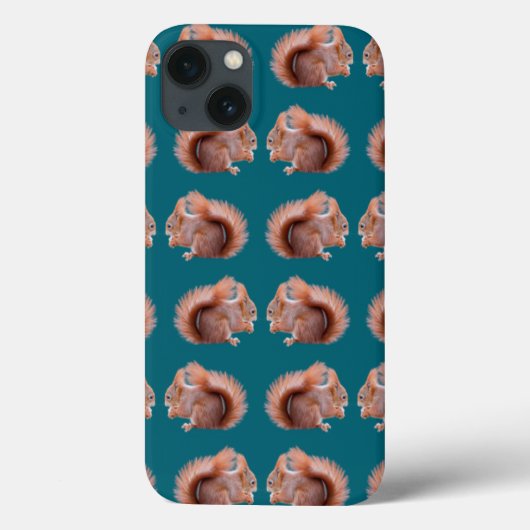 Étui iPad Red Squirrel Frenzy (Verso)